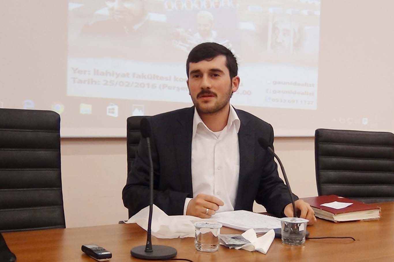 GAÜN’de ‘Şehadet Mevsimidir Şubat’ konferansı GAÜN’de ‘Şehadet Mevsimidir Şubat’ konferansı